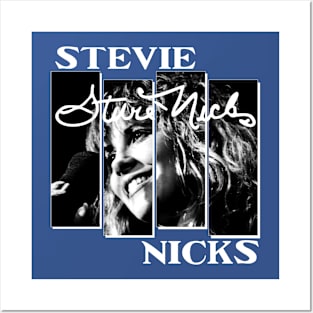 Stevie Nicks Urban Style - Black and White Posters and Art